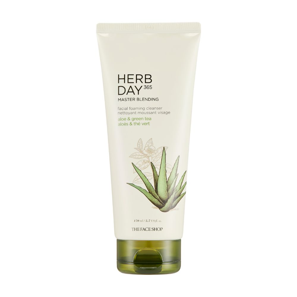 Herb Day 365 Master Blending Foaming Cleanser Aloe & Green tea